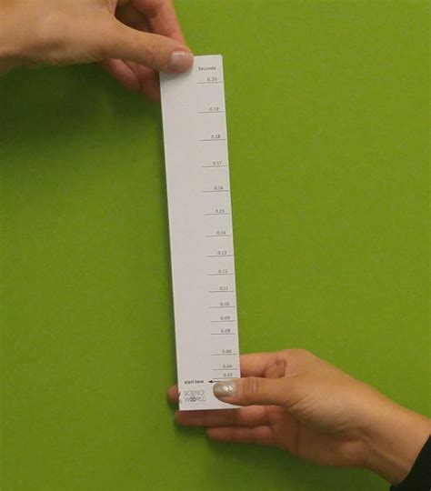 Reaction Time Ruler 